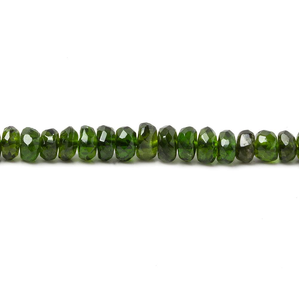 2-4mm Chrome Diopside faceted rondelle Beads 13 inch 161 pieces