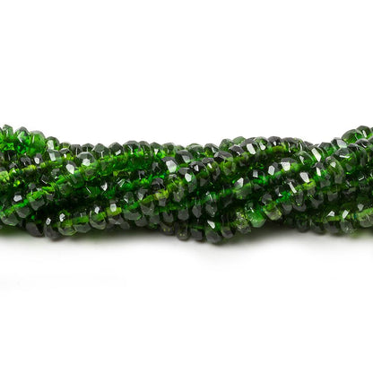 2-4mm Chrome Diopside faceted rondelle Beads 14 inch 164 pieces