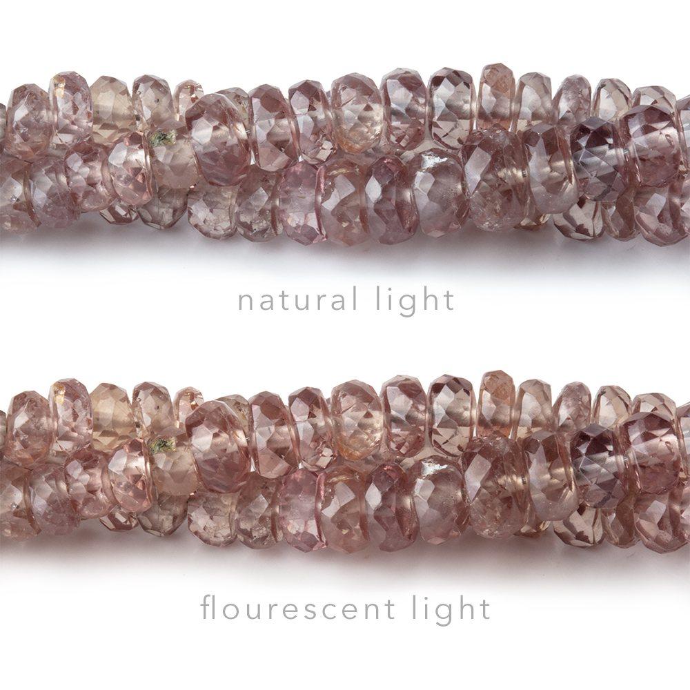 2-4mm Color Change Garnet Faceted Rondelle Beads 16 inch 257 pieces