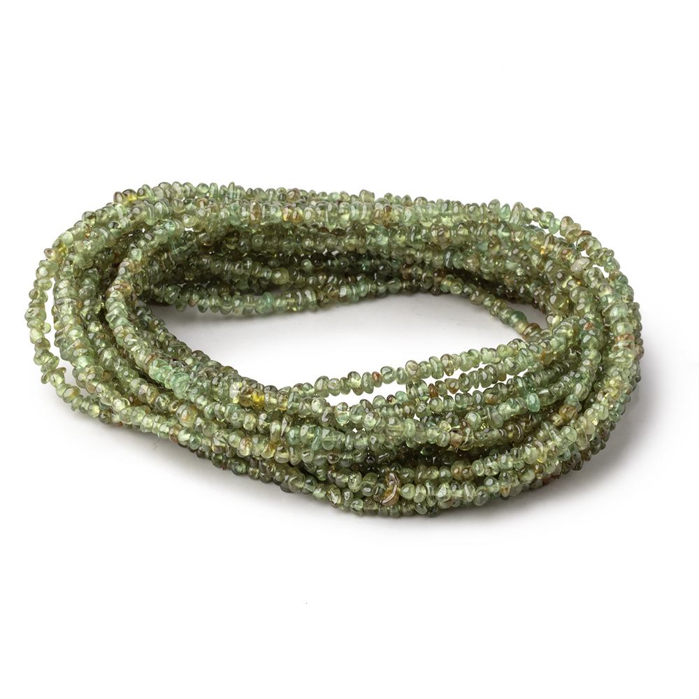 2-4mm Demantoid Garnet Plain Nugget Beads 18 inch 230 pieces