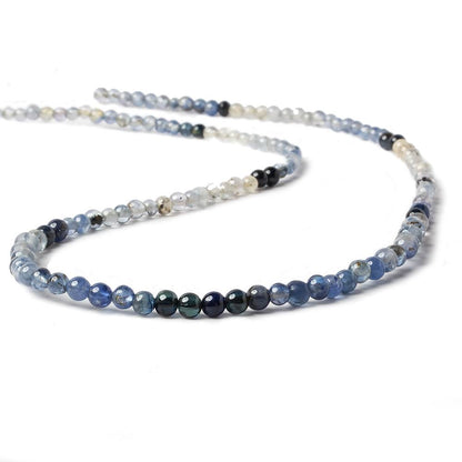 2-4mm Sapphire Beads Plain Rounds 16.5 inch 160 pieces