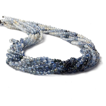 2-4mm Sapphire Beads Plain Rounds 16.5 inch 160 pieces