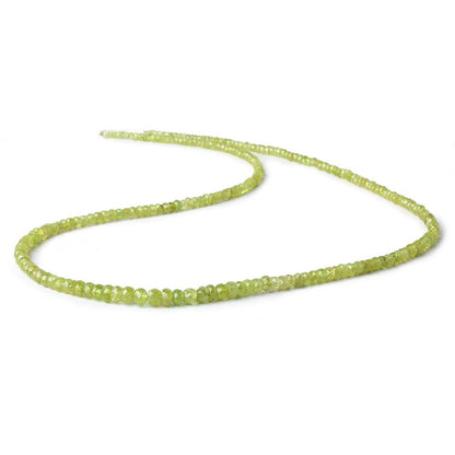 2-4mm Sphene faceted rondelle beads 18 inch 240 pieces A
