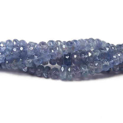 2-4mm Tanzanite Beads Faceted Rondelle 17 inch 240 pieces