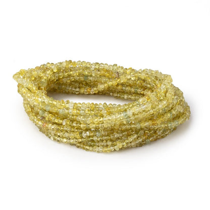 2-4mm Yellow Diopside Plain Nugget Beads 18 inch 230 pieces