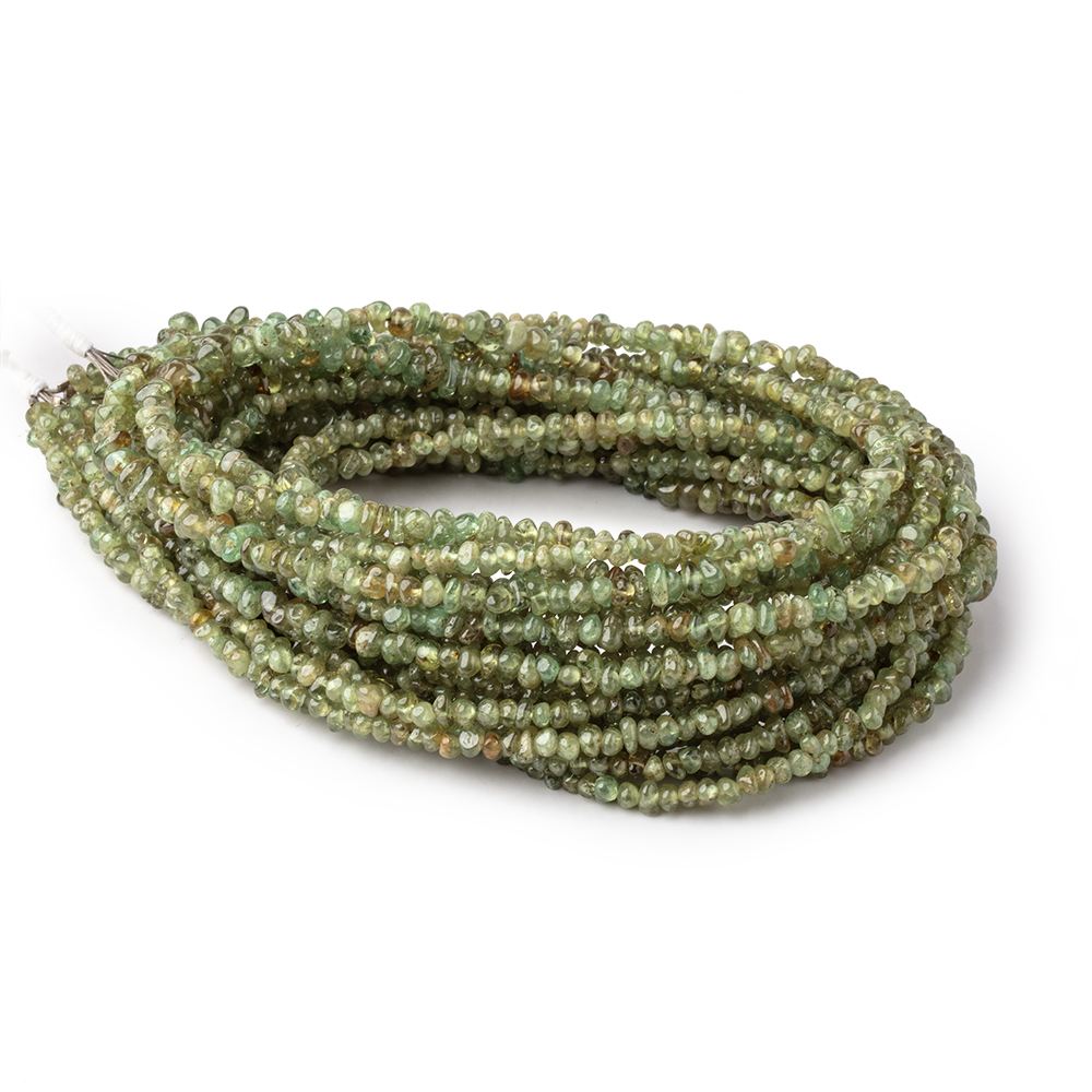 2-5mm Demantoid Garnet Plain Nugget Beads 18 inch 218 pieces