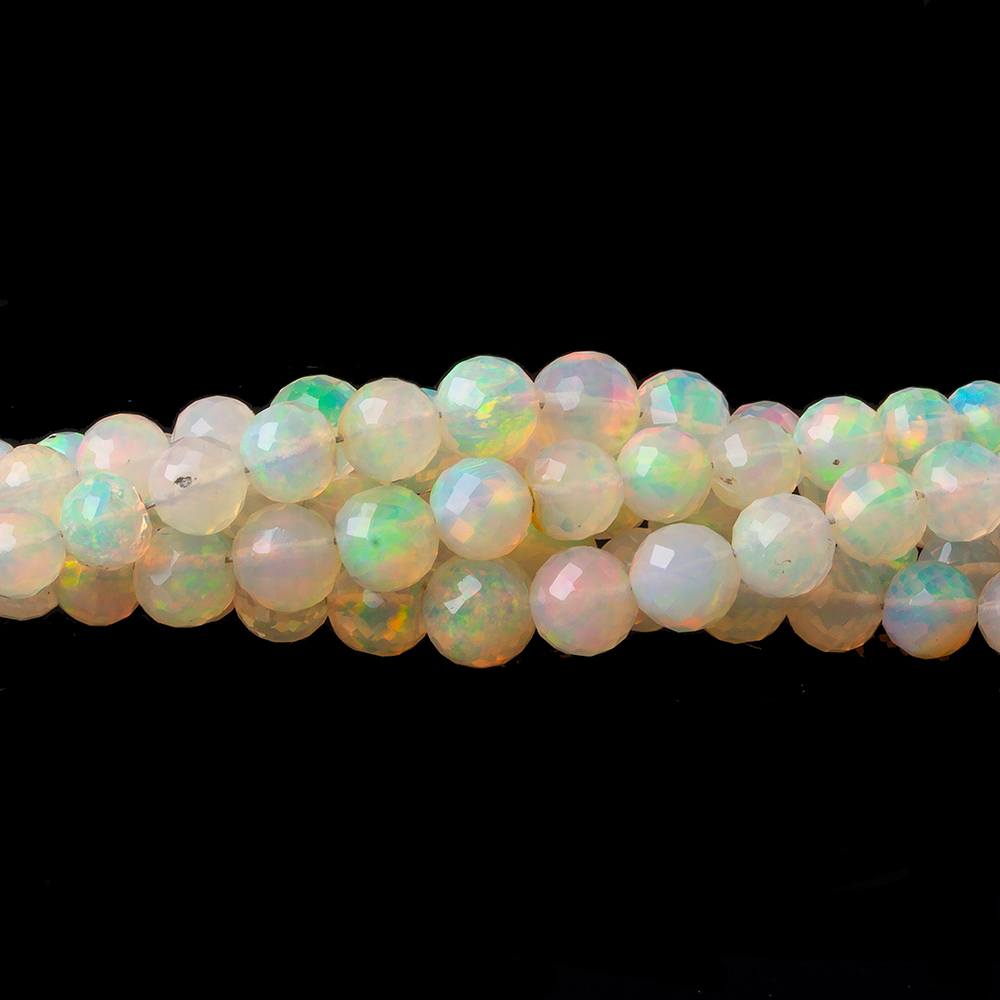 2-5mm Golden Ethiopian Opal Micro Faceted Rounds 17 inch 114 beads AAA