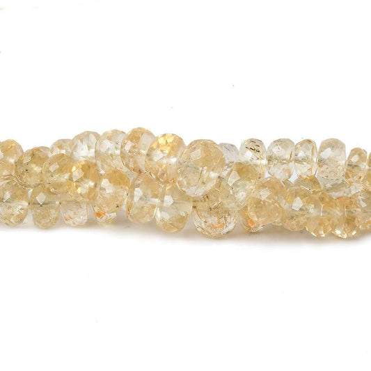 2-6mm Imperial Topaz Faceted Rondelle Beads 16 inch 182 beads