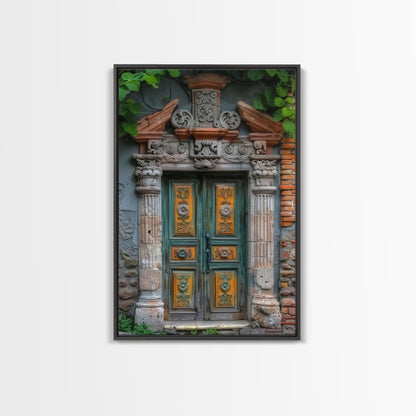 Change223 Colorful Indian Architecture Canvas Print, Traditional Art if India, Photography Print, Indian Wall Art, Living Room Decor