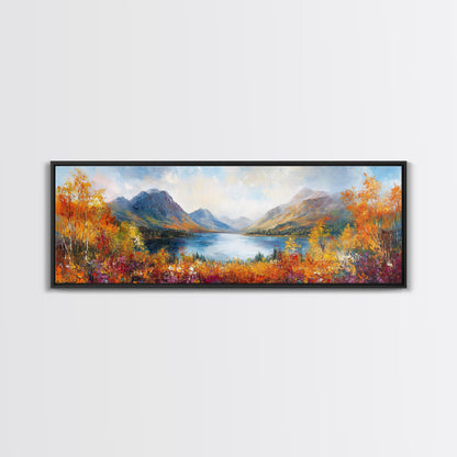 Modern Wall Art Print - Abstract Oil Painting Landscape Canvas Print - Extra Large Wall Art - Canvas Wall Art - Oversized Art