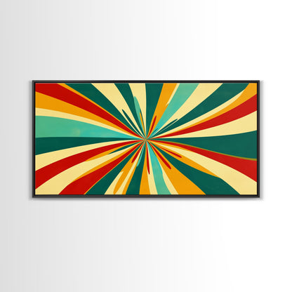 Modern Abstract Mid-Century Wall Art Original Design, Giclee Canvas Print Modern Home Decor, Retro Art