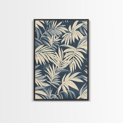 Floral / Botanical Print Wall Art Framed Canvas Print Midcentury Modern Wall Art Home Decor Boho Minimalist Ready To Hang Large Art