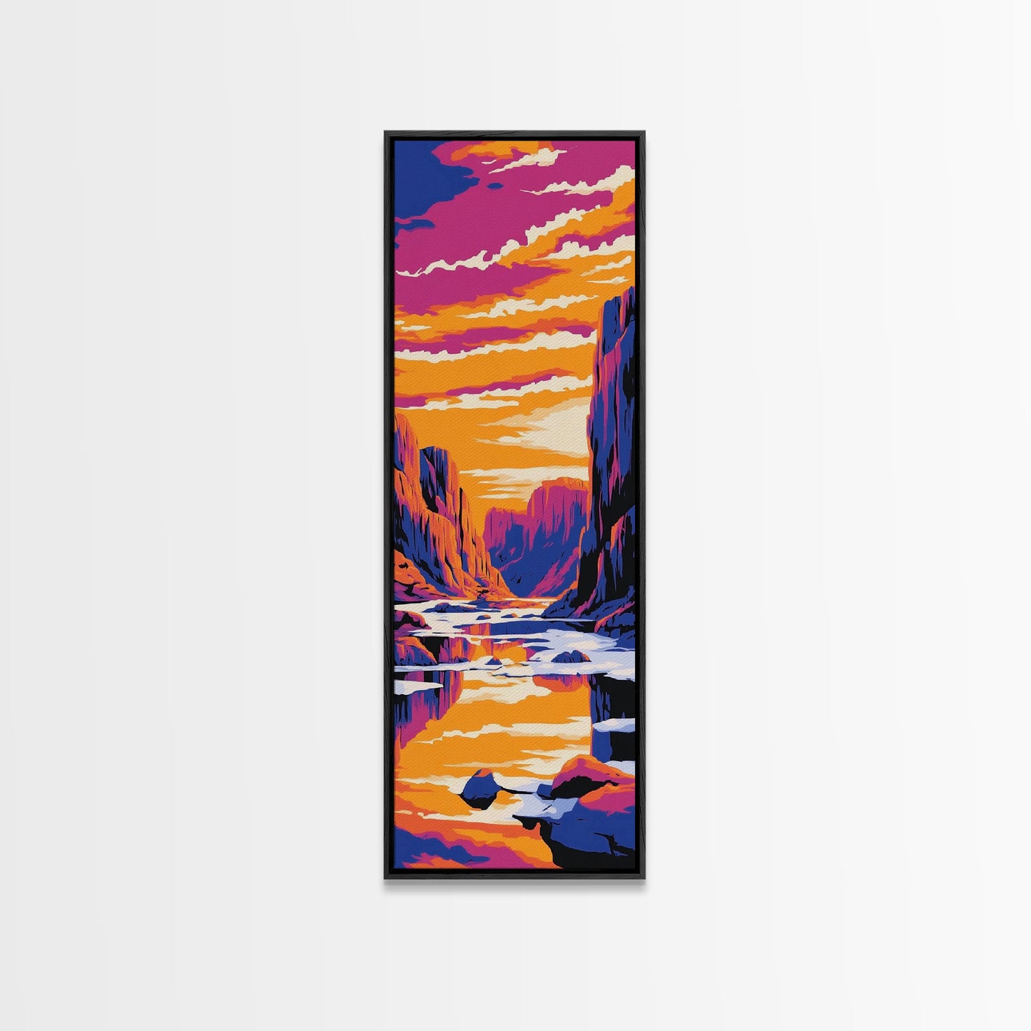 Ocean Wave, Surfing Art, Coastal Wall Decor, Beach Vibes, Canvas Print, Nautical Home Decor, Bedroom Wall Art