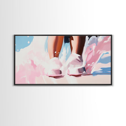 Wasserfüße, Spritzer, Leinwanddruck, Minimalistische Kunst, Verträumte Ästhetik, Ruhige Schlafzimmerdekoration, Moderne Wandkunst, Strandinspiriertes Design