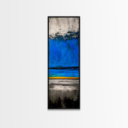 Ocean Horizon, Coastal Art, Blue Wall Decor, Canvas Print, Seascape Painting, Minimalist Art, Large Wall Art, Modern Home Decor
