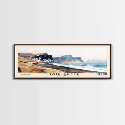Búðir Beach, Iceland Watercolor Beach Print, Vacation Gift, Iceland Wall Art, Beach Painting, Beach Decor, Beach Painting
