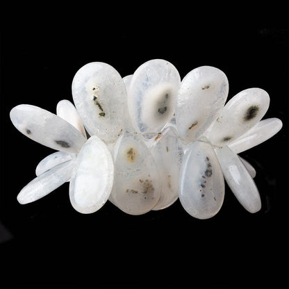 20.5x15-26x16mm Solar Quartz Plain Pear Beads 6.5 inch 27 pieces