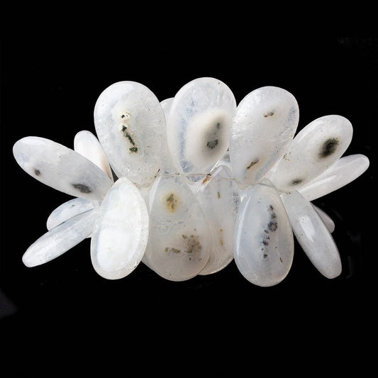 20.5x15-26x16mm Solar Quartz Plain Pear Beads 6.5 inch 27 pieces