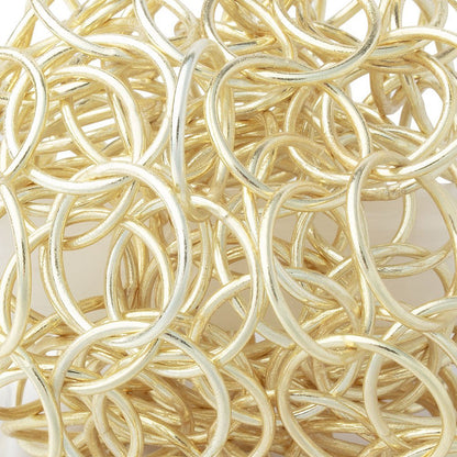 20mm 14kt Gold plated Round Link Chain