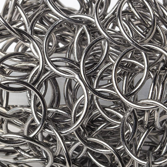 20mm Black Gold plated Plain Round Link Chain by the foot