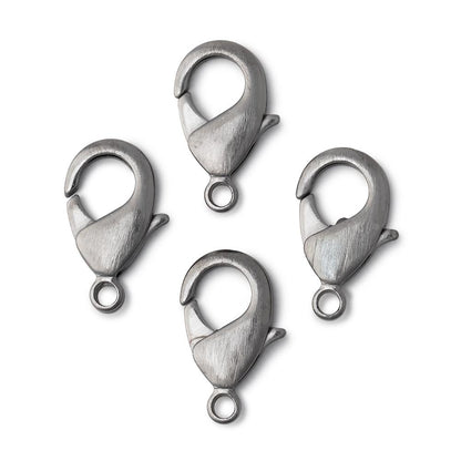 20mm Brushed Lobster Clasp Set of 4 Pieces