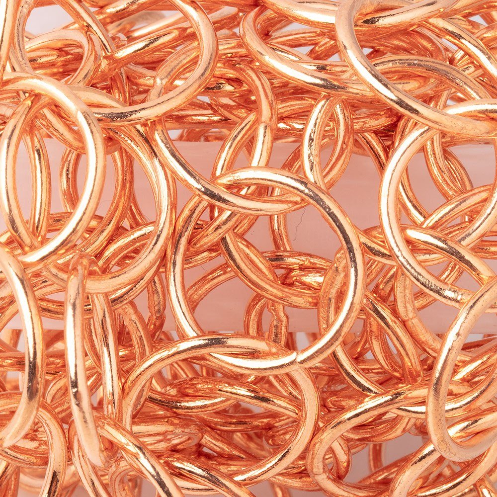 20mm Copper Plain Round Link Chain