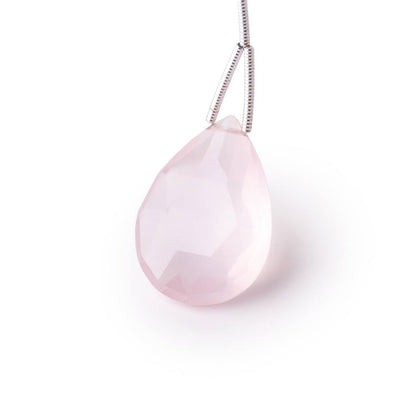 20x14-25x15mm Rose Quartz Faceted Pear Focal 1 Bead
