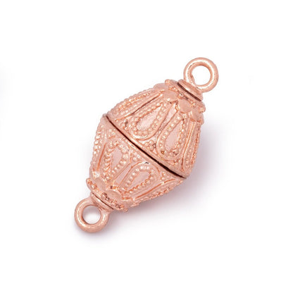 20x14.5mm Miligrain Tear Drop Design Bicone Magnetic Clasp 1 piece