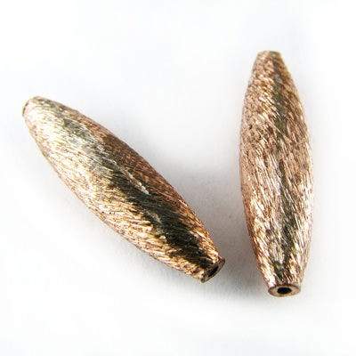 20x5mm Copper Brushed Marquise 8 inch 10 pcs