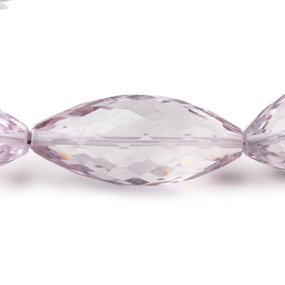 19x8-30x13mm Pink Amethyst Faceted Marquise Beads 16 inch 18 pieces