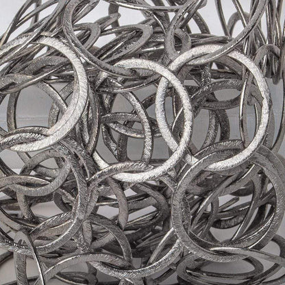 21mm&23x21mm Black Gold Plated Brushed Round &Oval Link Chain by the foot