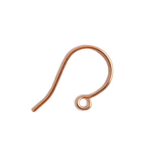 21x10mm Copper Loop Earwire 10 pieces