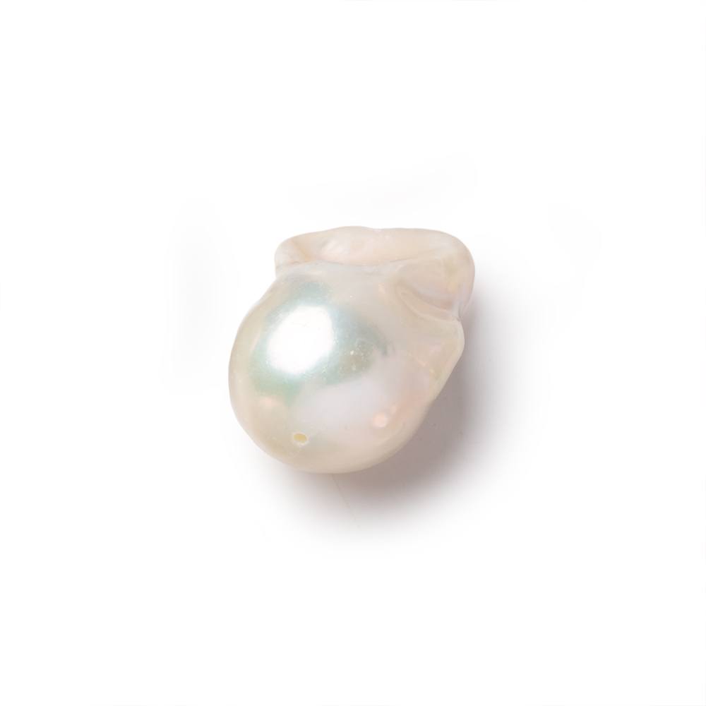 21x14-25x16mm White Ultra Baroque Freshwater Pearl Focal 1 piece