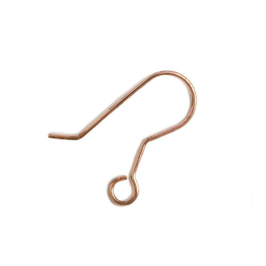 21x9mm Copper Earwire 50 pieces