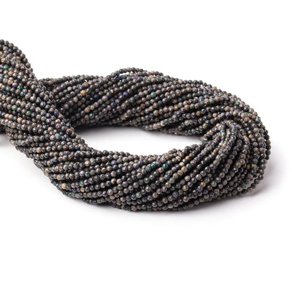 2.2mm Australian Boulder Opal Micro Faceted Round Beads 12.25 inch 150 pieces