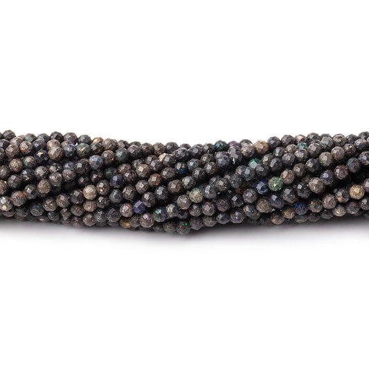 2.2mm Australian Boulder Opal Micro Faceted Round Beads 12.25 inch 150 pieces
