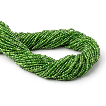 2.2mm Chrome Diopside Micro Faceted Round Beads 12.5 inch 180 pieces