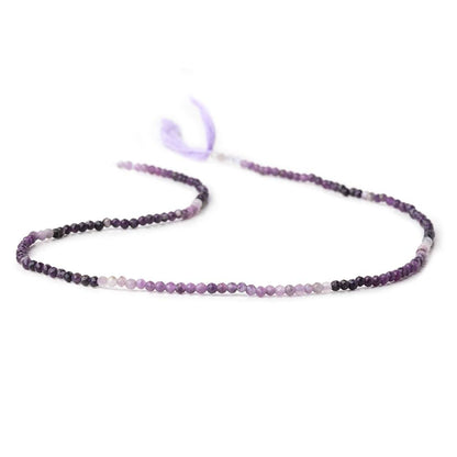 2.2mm Sugilite Micro Faceted Round Beads 12.25 inch 158 pieces AA