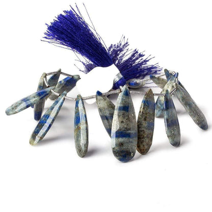 22x10-32x11mm Lapis Lazuli Faceted Pear Beads 7.75 inch 16 pieces