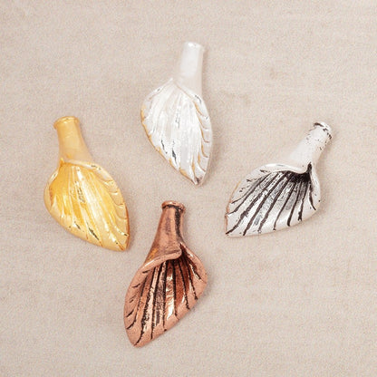 22x12mm Calla Lily Cone Charm Set of 2 pieces