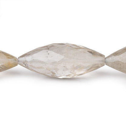 23-32mm Rutilated Quartz Faceted Marquise beads 16 inch 15 pieces A