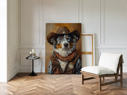 Australian Shepard Sheriff of the Painted Plains