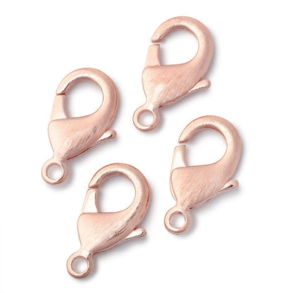 23mm Brushed Lobster Clasp Set of 4 Pieces