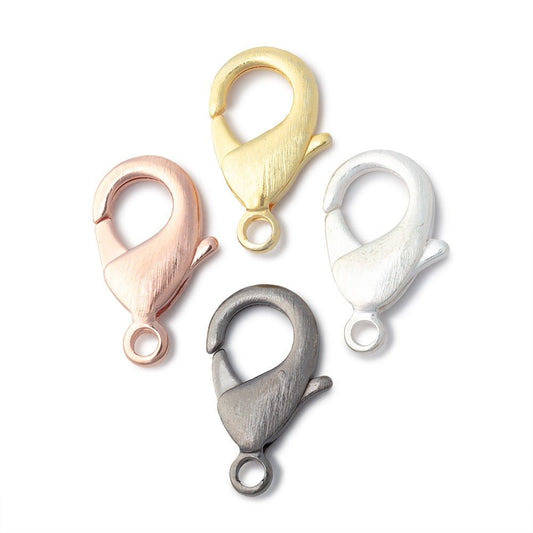 23mm Brushed Lobster Clasp Set of 4 Pieces