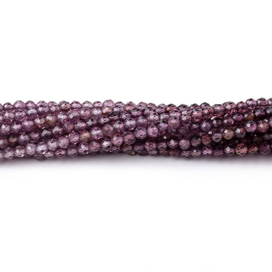 2.3mm Ombré Purple Spinel Micro Faceted Round Beads 14.5 inch 168 pieces