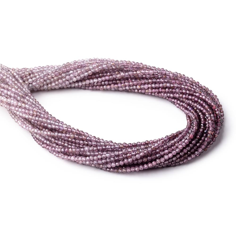 2.3mm Ombré Purple Spinel Micro Faceted Round Beads 14.5 inch 168 pieces