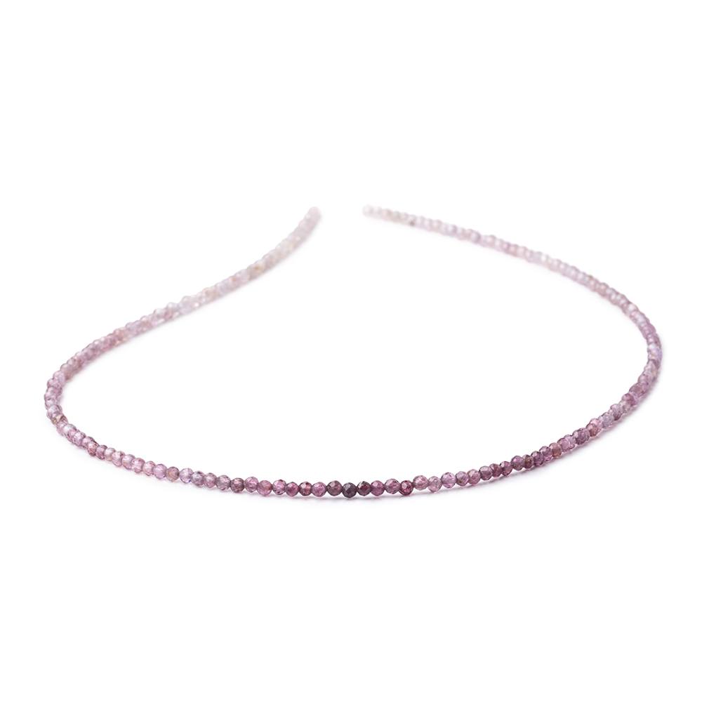 2.3mm Ombré Purple Spinel Micro Faceted Round Beads 14.5 inch 168 pieces