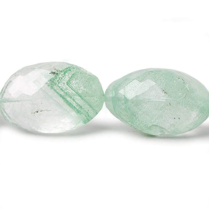 23x16-33x23mm Rare Phantom Quartz faceted nuggets and 14kt Gold Clasp AA