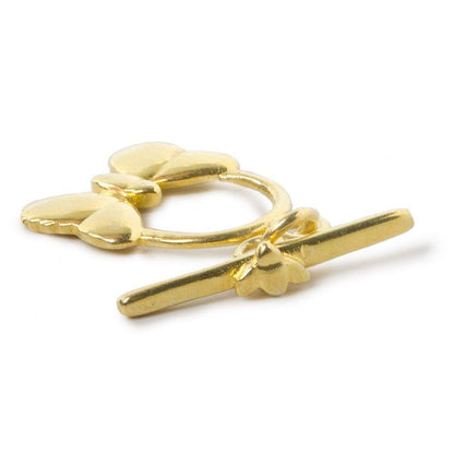 23x16mm Vermeil Butterfly Toggle 1 piece