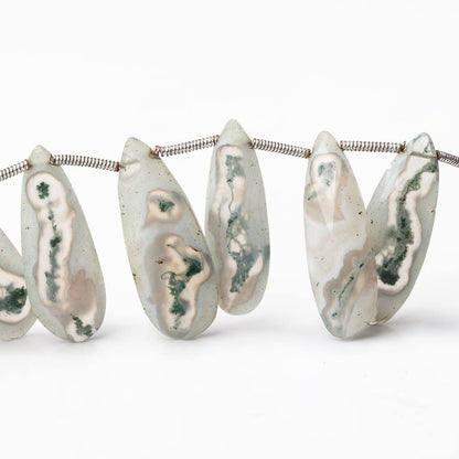 23x8-25x10mm Peacock Solar Quartz Faceted Pear Beads 8 inch 19 pieces